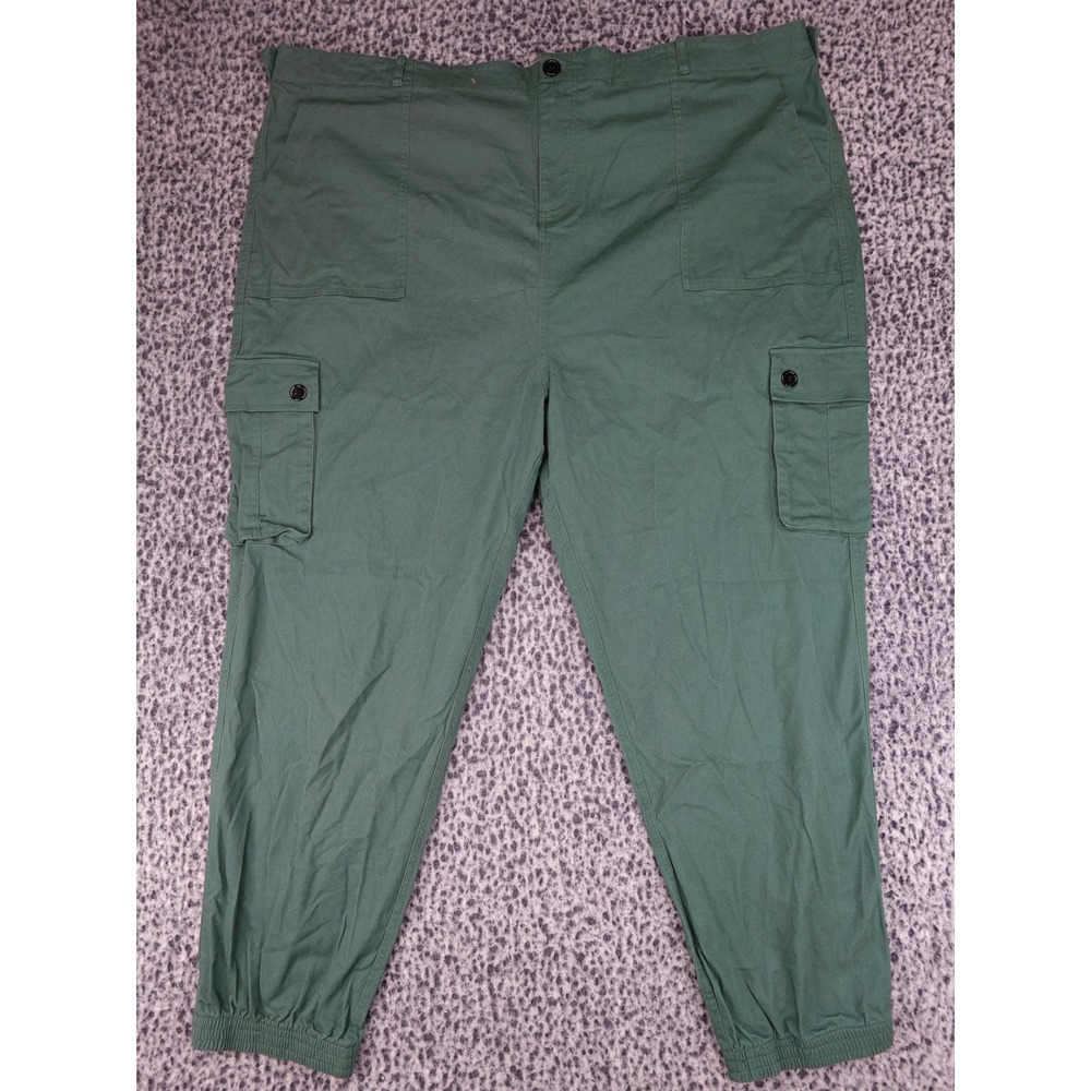Wondery Cargo Pants Womens 4XL Green Isabel Outdoor Hiking Jogger Belted